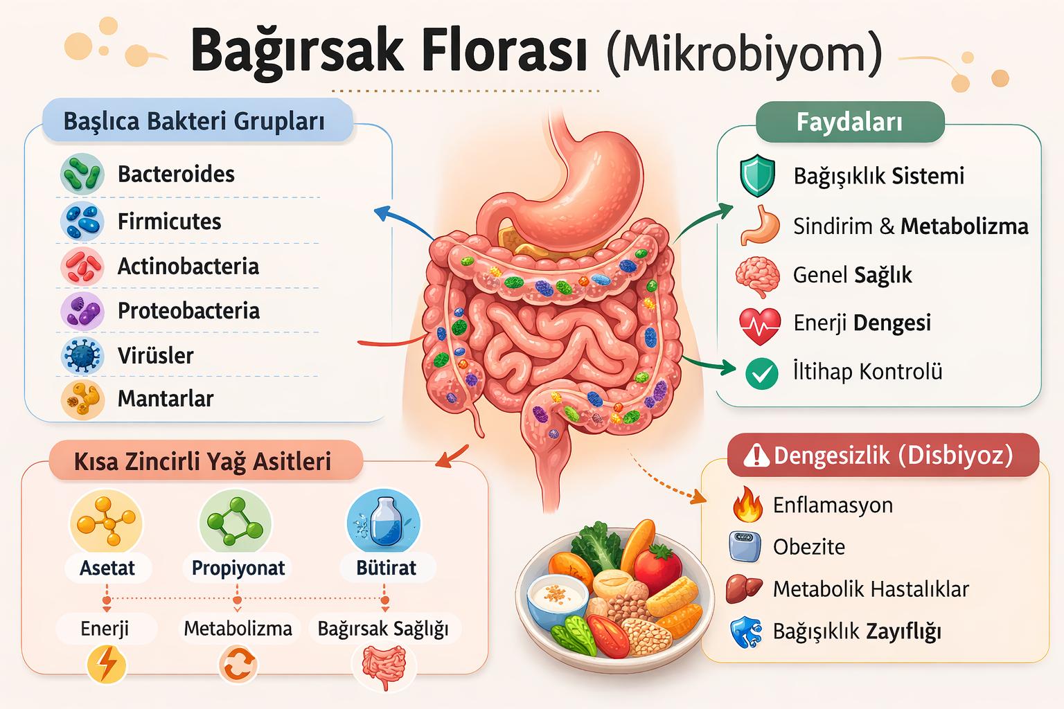 İnsan On İki Parmak Bağırsağı, İnce Bağırsak ve Kalın Bağırsağın Hikmetli Yapısı ve Faaliyetleri