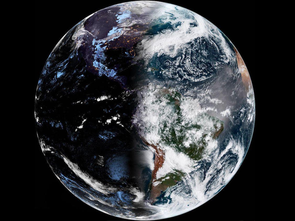 Day and Night Are Perfectly Balanced in Spring Equinox Photo Snapped from Space | Live Science